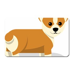 Corgi Dog Puppy Magnet (rectangular) by 99art