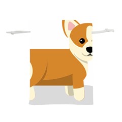 Corgi Dog Puppy Lightweight Drawstring Pouch (l) by 99art