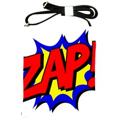 Zap Comic Book Fight Shoulder Sling Bag by 99art