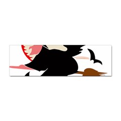 Bat Broom Broomstick Sticker (bumper) by 99art