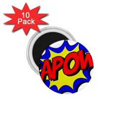 Kapow-comic-comic-book-fight 1 75  Magnets (10 Pack)  by 99art