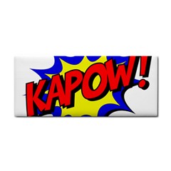 Kapow-comic-comic-book-fight Hand Towel by 99art