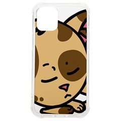 Cat-cartoon-pet-kitten-character Iphone 12 Mini Tpu Uv Print Case	 by 99art