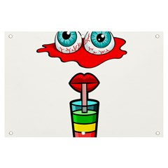 Animation-eyes-cartoon-cute-comic Banner And Sign 6  X 4  by 99art