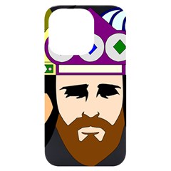 Comic-characters-eastern-magi-sages Iphone 14 Pro Black Uv Print Case by 99art