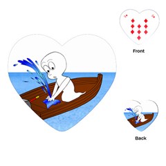 Spirit-boat-funny-comic-graphic Playing Cards Single Design (heart)