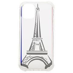 Eiffel-tower-france-flag-tower- Iphone 12 Mini Tpu Uv Print Case	 by 99art