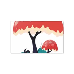 Tree-art-trunk-artwork-cartoon Sticker Rectangular (100 Pack)