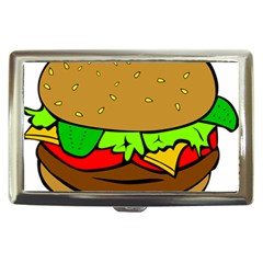 Hamburger-cheeseburger-fast-food Cigarette Money Case