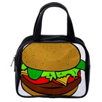 Hamburger-cheeseburger-fast-food Classic Handbag (One Side) Front