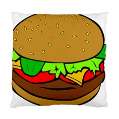 Hamburger-cheeseburger-fast-food Standard Cushion Case (Two Sides)