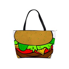Hamburger-cheeseburger-fast-food Classic Shoulder Handbag