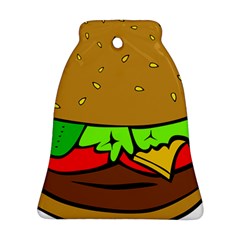 Hamburger-cheeseburger-fast-food Bell Ornament (Two Sides)