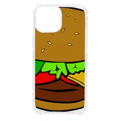 Hamburger-cheeseburger-fast-food iPhone 13 mini TPU UV Print Case