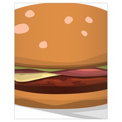 Hamburger-cheeseburger-burger-lunch Drawstring Bag (small) by 99art