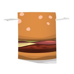 Hamburger-cheeseburger-burger-lunch Lightweight Drawstring Pouch (l) by 99art