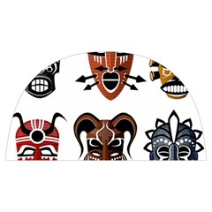 Tribal-masks-african-culture-set Anti Scalding Pot Cap