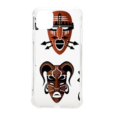 Tribal-masks-african-culture-set Iphone 11 Pro Max 6 5 Inch Tpu Uv Print Case by 99art