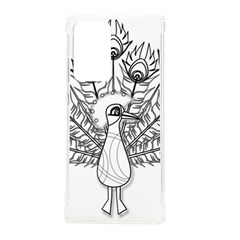 Peacock-plumage-display-bird Samsung Galaxy Note 20 Ultra Tpu Uv Case by 99art