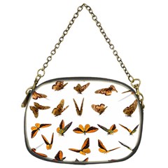 Butterfly Butterflies Insect Swarm Chain Purse (one Side)