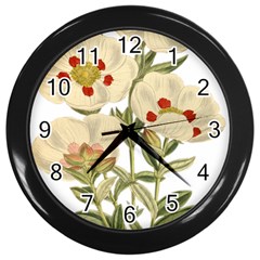 Nature-flower-leaf-plant-isolated Wall Clock (black) by 99art