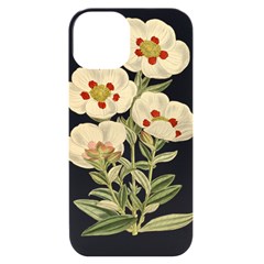 Nature-flower-leaf-plant-isolated Iphone 14 Black Uv Print Case by 99art