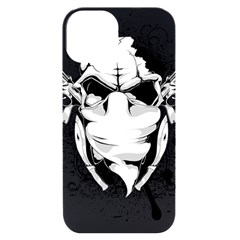 Graphic-design-vector-skull Iphone 14 Black Uv Print Case by 99art