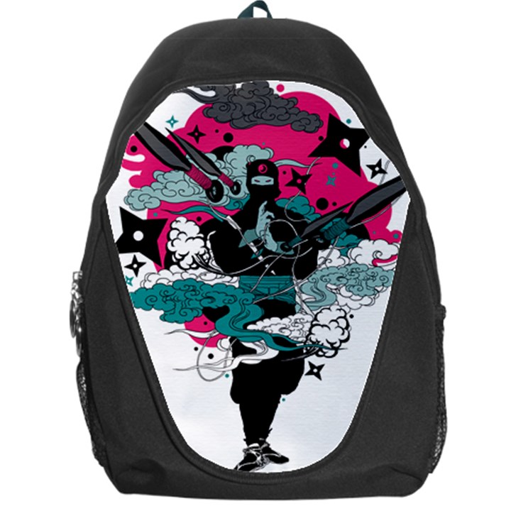 Japan Ninja-japanese-samurai-color- Backpack Bag