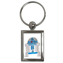 Technology-clip-art-r2d2 Key Chain (rectangle) by 99art