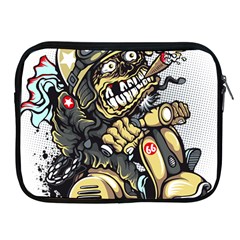 Scooter-motorcycle-boot-cartoon-vector Apple Ipad 2/3/4 Zipper Cases by 99art