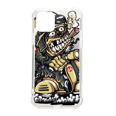 Scooter-motorcycle-boot-cartoon-vector Iphone 11 Pro 5 8 Inch Tpu Uv Print Case by 99art