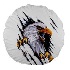 Eagle Large 18  Premium Round Cushions by 99art