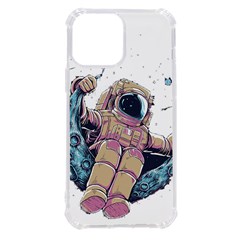Drawing-astronaut Iphone 13 Pro Max Tpu Uv Print Case by 99art