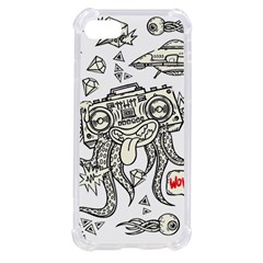 Drawing Clip Art Hand Painted Abstract Creative Space Squid Radio Iphone Se by 99art