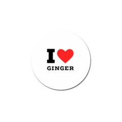 I Love Ginger Golf Ball Marker (10 Pack) by ilovewhateva