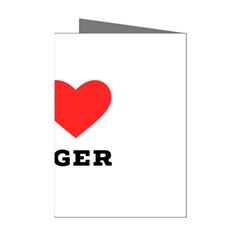 I Love Ginger Mini Greeting Cards (pkg Of 8) by ilovewhateva