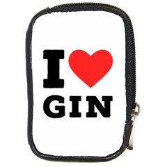 I Love Gin Compact Camera Leather Case by ilovewhateva