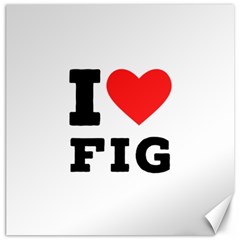 I Love Fig  Canvas 20  X 20  by ilovewhateva