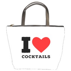 I love cocktails  Bucket Bag