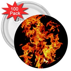 Live Coals 3  Buttons (100 Pack)  by artworkshop