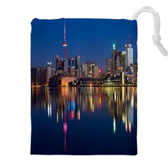 Seaside River Drawstring Pouch (4xl) by artworkshop