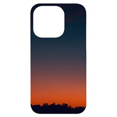 Sky Gradient Iphone 14 Pro Black Uv Print Case by artworkshop