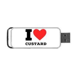 I Love Custard Portable Usb Flash (two Sides) by ilovewhateva