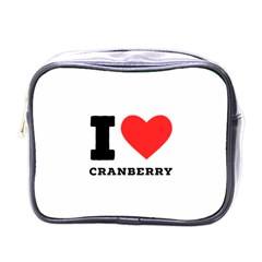 I Love Cranberry Mini Toiletries Bag (one Side)