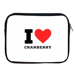 I Love Cranberry Apple Ipad 2/3/4 Zipper Cases by ilovewhateva