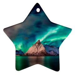 Amazing Aurora Borealis Colors Ornament (Star)