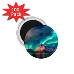 Amazing Aurora Borealis Colors 1 75  Magnets (100 Pack) 