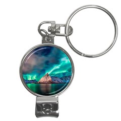 Amazing Aurora Borealis Colors Nail Clippers Key Chain