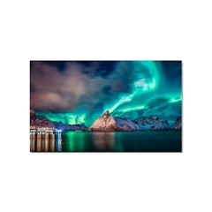 Amazing Aurora Borealis Colors Sticker Rectangular (100 pack)