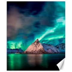 Amazing Aurora Borealis Colors Canvas 8  x 10 